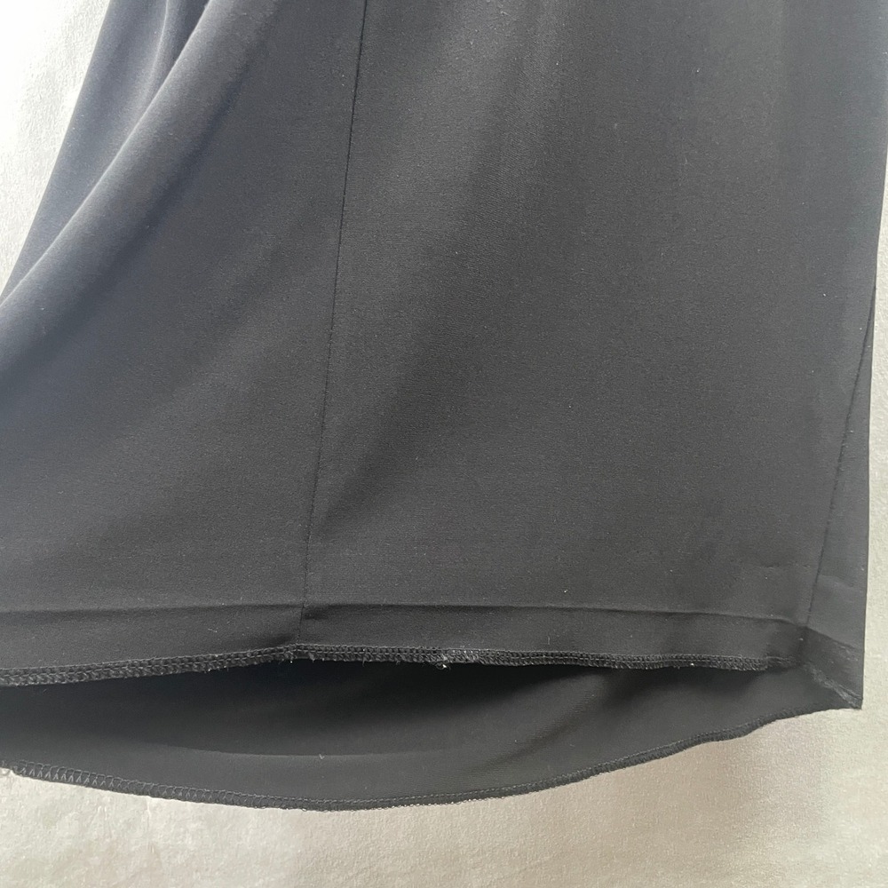 VICTORIAS SECRET Black Sleeveless Draped Sheath Stretch Dress L Cocktail Party - Picture 10 of 15